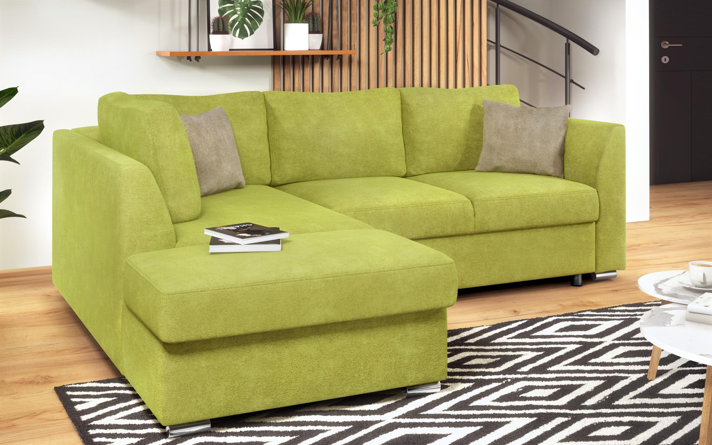Coltar extensibil Toscana S, verde + maro deschis  4
